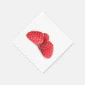 Himbeere Serviette (Ecke)