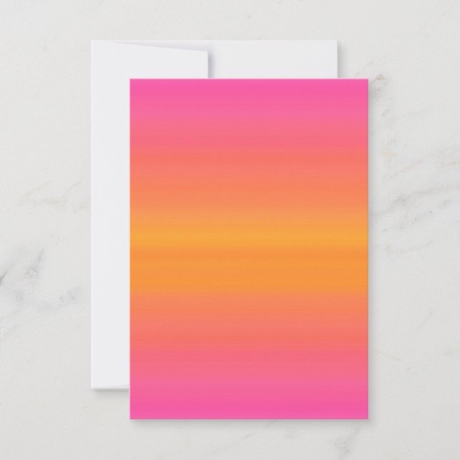Himbeere Sunset Gradient - Rosa Gelb Orange (Vorderseite)