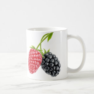 Himbeere und BlackBerry Kaffeetasse