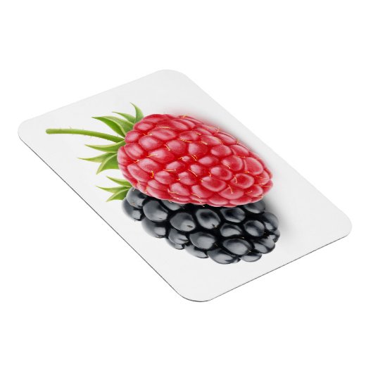 Himbeere und BlackBerry Magnet (Rechte Seite)
