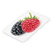 Himbeere und BlackBerry Magnet (Linke Seite)