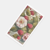 Himbeere und Blume Handtuch Stil Napkins Serviette (Ecke)