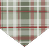 Himbeere und dunkelgelbe Weihnachten kariert Tischdecke (Schrägansicht)