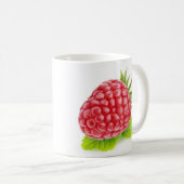Himbeere und Minze Kaffeetasse (VorderseiteRechts)