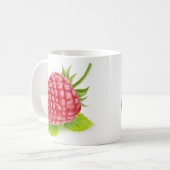 Himbeere und Minze Kaffeetasse (Vorderseite Links)