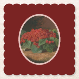 Himbeere und Rosewood-Untersetzer Untersetzer