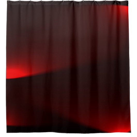 Himbeere und schwarze Lichter Duschvorhang (Vorderseite)