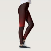 Himbeere und schwarze Lichter Leggings (Rechts)