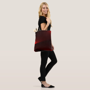 Himbeere und schwarze Lichter Tasche