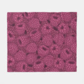 Himbeere Vintag: Sweet Wrap Design. Fleecedecke (Vorderseite (Horizontal))