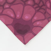 Himbeere Vintag: Sweet Wrap Design. Fleecedecke (Ecke)
