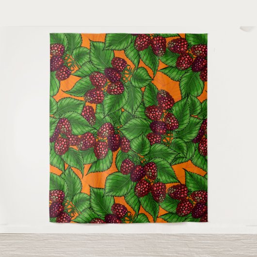 Himbeere Wandteppich (Vorderseite)