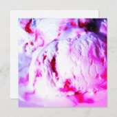 Himbeereiskarte (Vorne/Hinten)