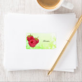 Himbeeren Adressaufkleber (Insitu)