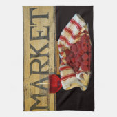 Himbeeren am Markt Küchentuch (Vertikal)