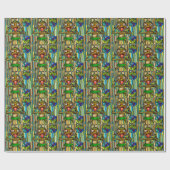 Himbeeren blasen! geschenkpapier (Flach)