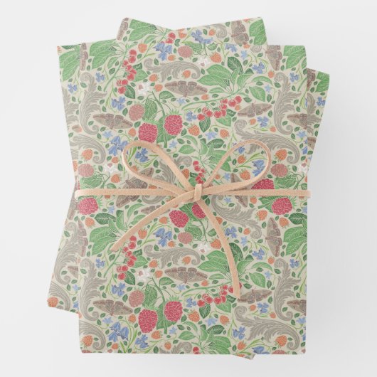 Himbeeren Butterfisch Johannes Johannes Erdbeeren Geschenkpapier Set (Beispiel)