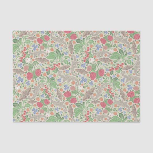 Himbeeren Butterfisch Johannes Johannes Erdbeeren Seidenpapier (Vorderseite)