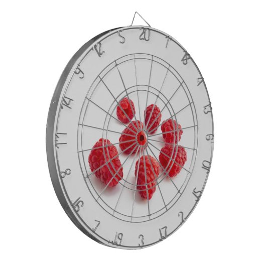 Himbeeren Dartscheibe (Vorderseite Links)