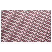 Himbeeren, die rotes, grünes Muster gezeichnet Stoff (Fat Quarter (45,7 x 55,9 cm))