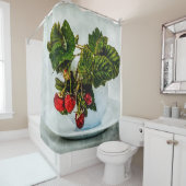 Himbeeren Duschvorhang (Beispiel)