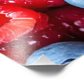 Himbeeren Fotodruck (Ecke)