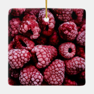 Himbeeren Fresh Red Keramikornament
