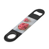 Himbeeren, frisch in einer Schüssel Speedflaschenöffner (Vorderseite Schrägansicht)