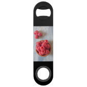 Himbeeren, frisch in einer Schüssel Speedflaschenöffner (Vorderseite)