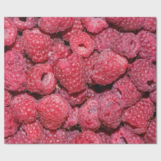 Himbeeren Geschenkpapier (Flach)