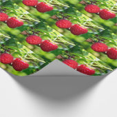 Himbeeren Geschenkpapier (Ecke)