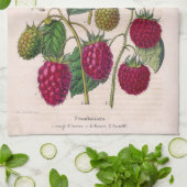 Himbeeren Geschirrtuch (Gefaltet)