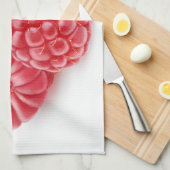 Himbeeren Geschirrtuch (Viertel Falte)