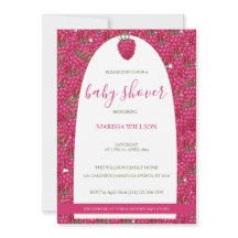 Himbeeren Handbemaltes Wasserfarbmuster