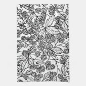 Himbeeren, handgezeichnet geschirrtuch (Vertikal)