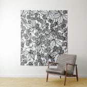 Himbeeren, handgezeichnet wandteppich (Beispiel)