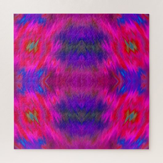 Himbeeren-Haube  Psychedelisches Puzzle (Vertikal)