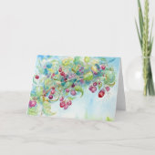 Himbeeren II Blank Notecard Dankeskarte (Vorderseite)