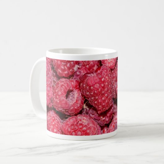 Himbeeren Kaffeetasse (Vorderseite Links)