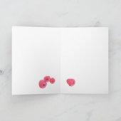 Himbeeren-Karte Karte (Innenseite)