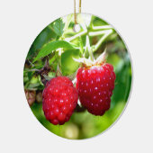 Himbeeren Keramikornament (Links)