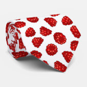 Himbeeren Krawatte (Gerollt)