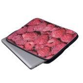 Himbeeren Laptopschutzhülle (Vorne Knopf)