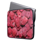Himbeeren Laptopschutzhülle (Vorderseite Links)