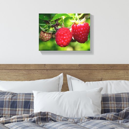 Himbeeren Leinwanddruck (Insitu (Schlafzimmer))