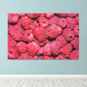 Himbeeren Leinwanddruck (Insitu (Holzboden))