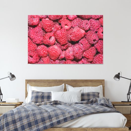 Himbeeren Leinwanddruck (Insitu (Schlafzimmer))