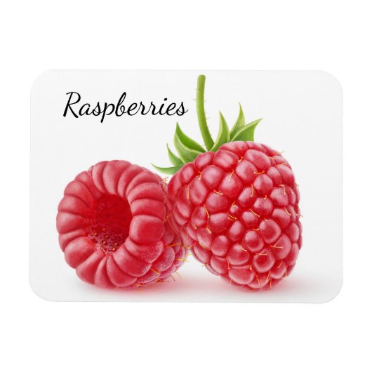 Himbeeren Magnet (Horizontal)