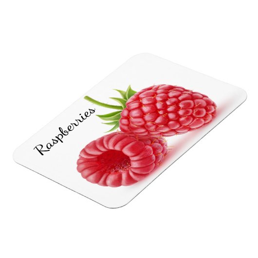 Himbeeren Magnet (Linke Seite)