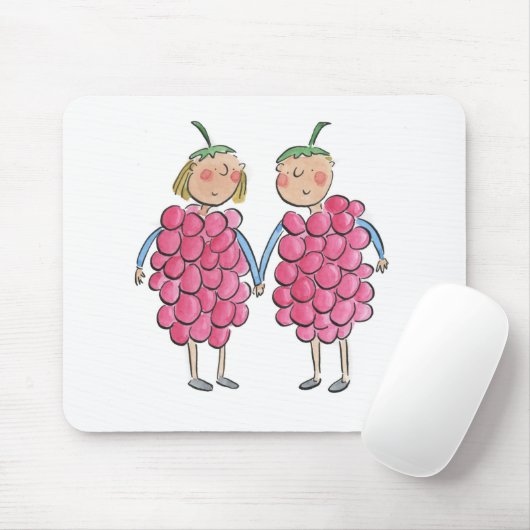 Himbeeren Mousepad (Mit Mouse)